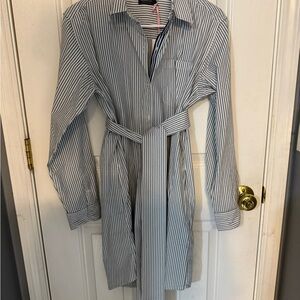 Vineyard Vines Blue and White Striped Dress